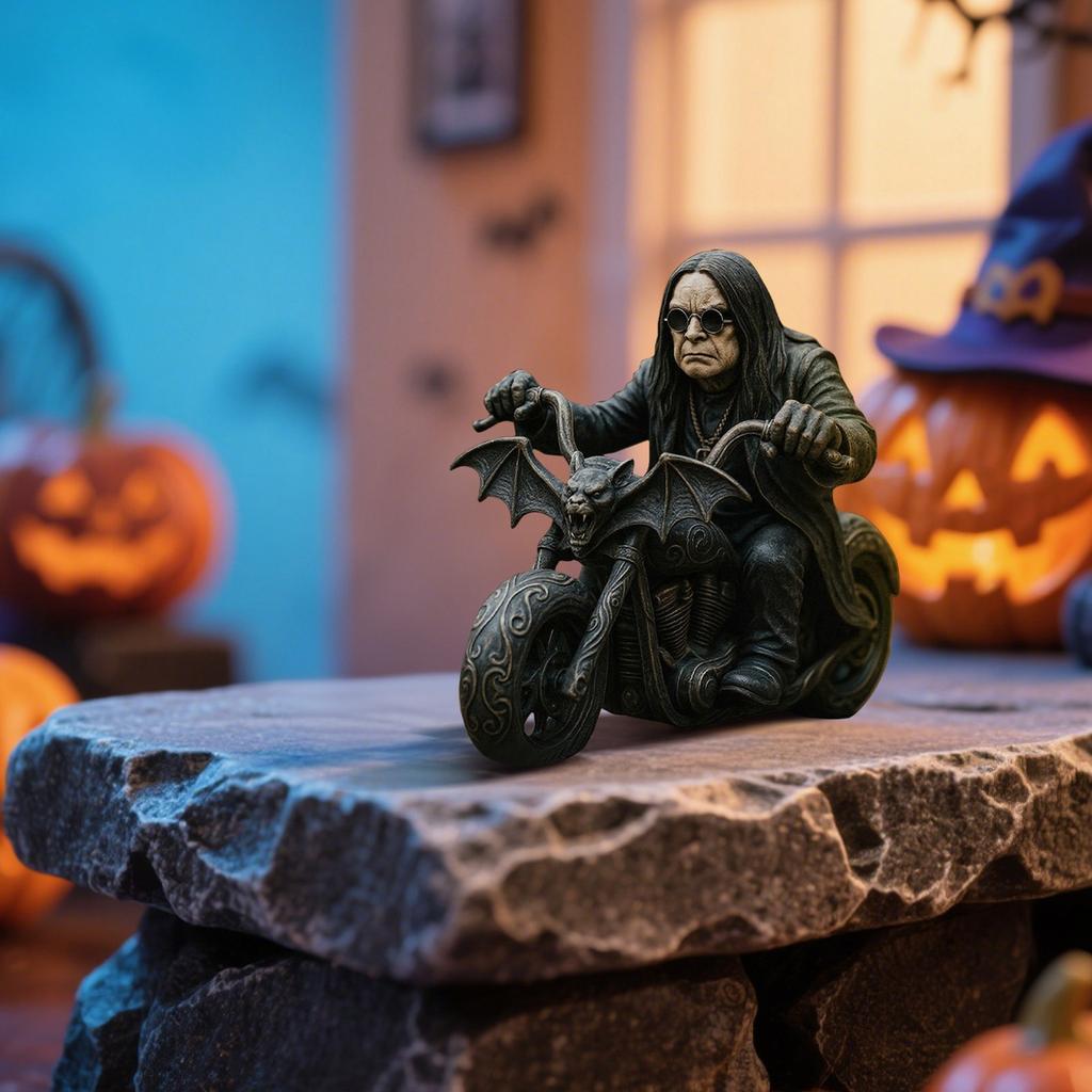 Cool Skeleton Halloween Desktop Resin Ornament
