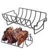 BBQ Rib Holder Metal Lamb Rib Grilling Stand Nonstick Chicken Rack BBQ Grill Accessories For Garden Barbeque Parties Family