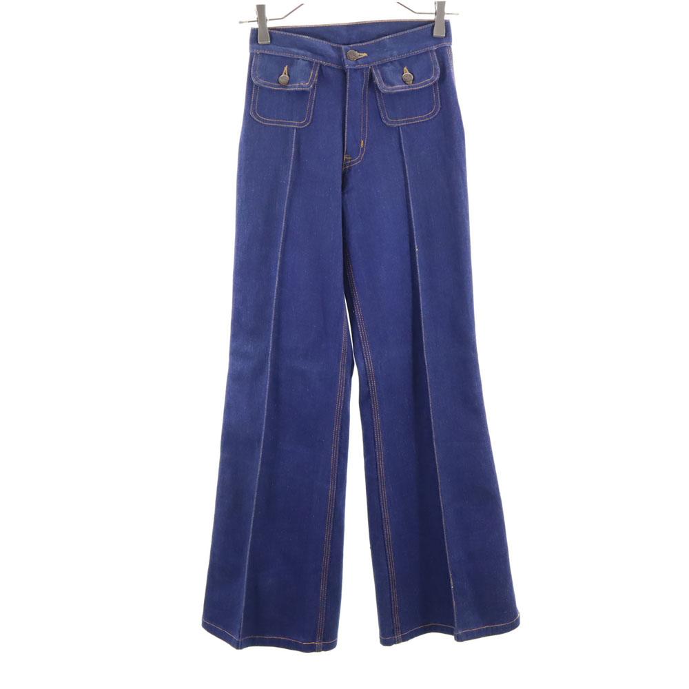 Lee 80s Boot cut denim pants Blue Flared bell-bottom jeans Women Used