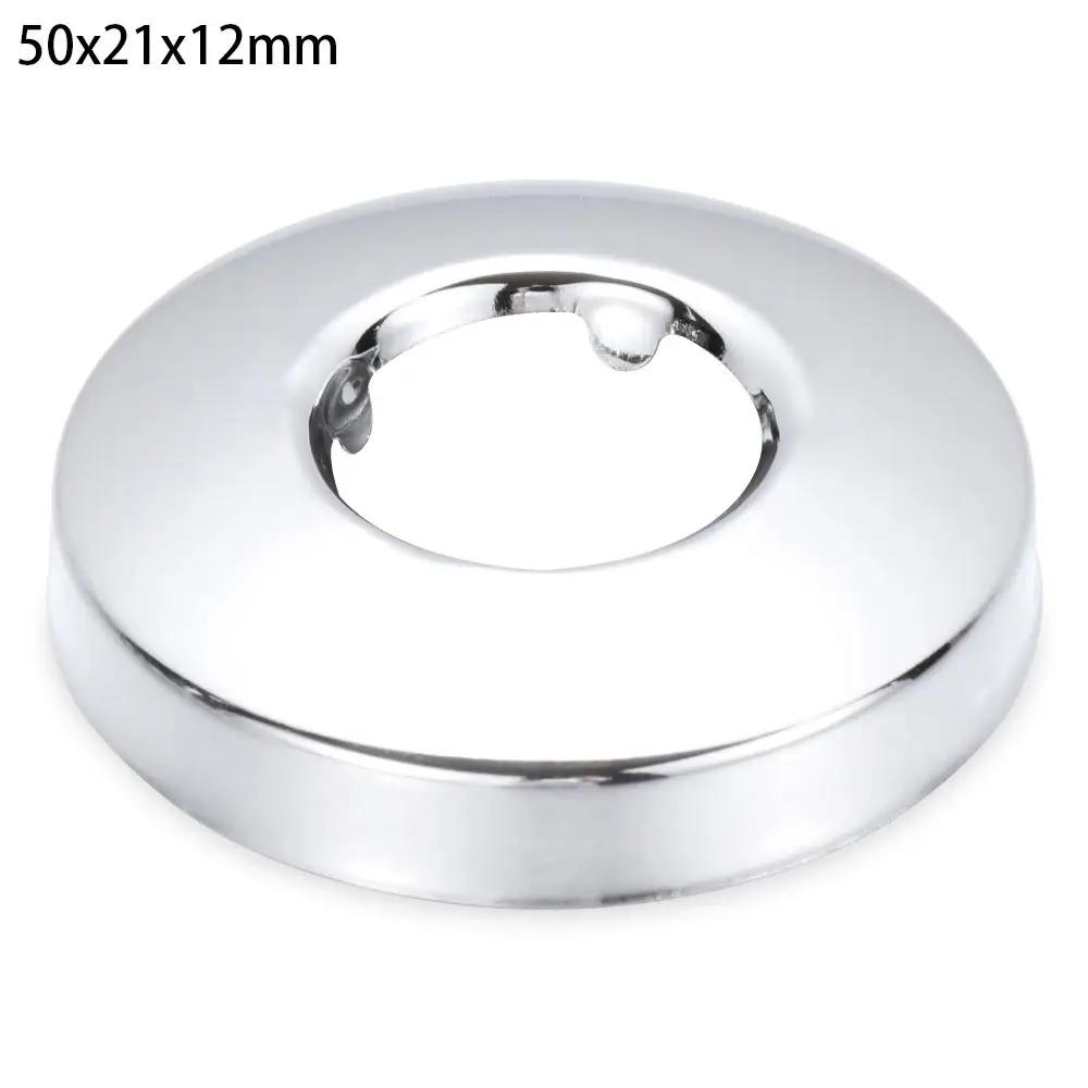 New Chrome Stainless Steel Flange Cover Pipe Wall Covers Faucet Decor Faucet Decorative Cover Faucet Accessories