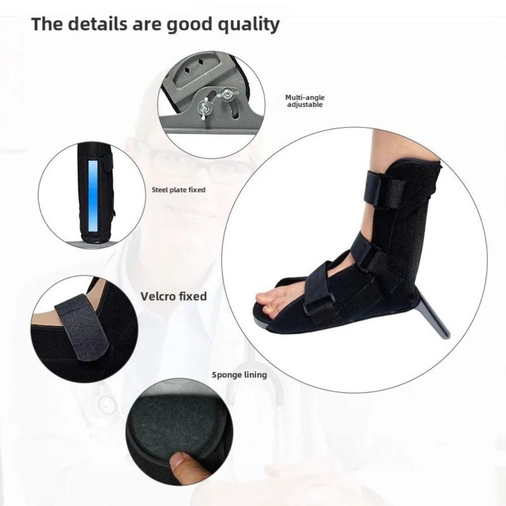 Fixed Plantar Fasciitis Splint Brace Adjustable Foot Drop Orthosis  Unisex