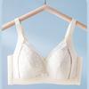 Tea Fiber Push-up Wire-free Maternity Bra Thin Front-opening Nursing Bra