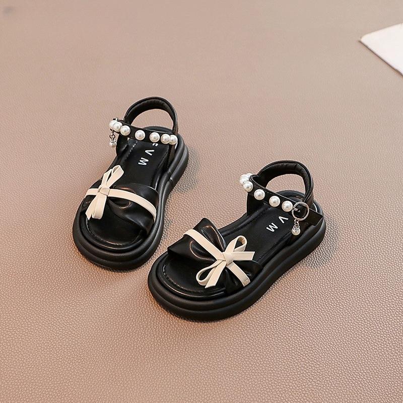 Girls shoes, children's baby princess sandals 2025 new summer sports explosion, big children's foreign style soft bottom beach