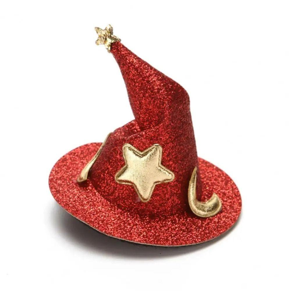 Head Accessories Women Hairpins Wizard Hat Party Supplies Halloween Witch Hat Costume Prop Wizardry Hat Headwear