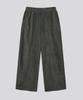 KIIMUIR Curved Line Fleece Pants_Charcoal