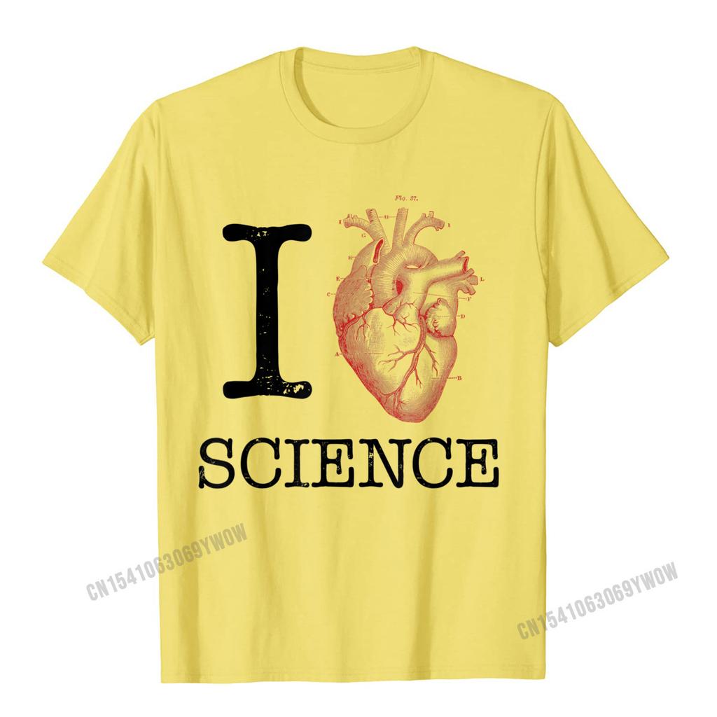 I Love Heart Science T Shirt Biology Tee Tshirt Teacher Camisas Unisex Family Tshirts Hip Hop T Shirt Cotton Unisex Party