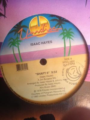 Płyta 12-calowa ISAAC HAYES - Theme From Shaft / Don't Let Go / S SPEC1622 Unidisc 1993 Kanada Dance & Electronica Używana