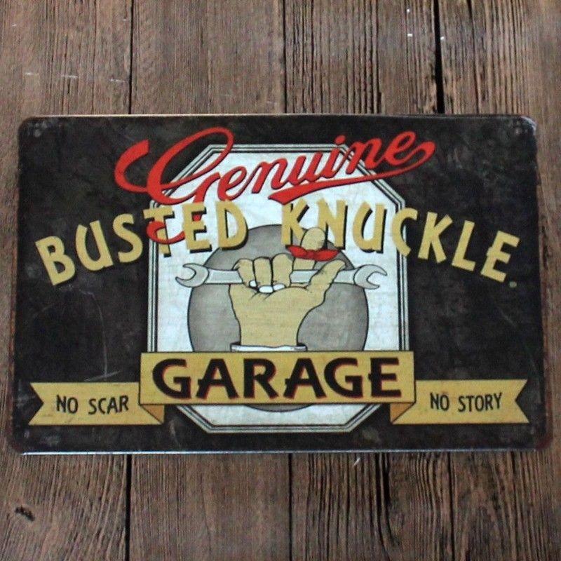 Vintage Retro Metal Tin Sign Poster Plaque Wall Decor For Garage And Home