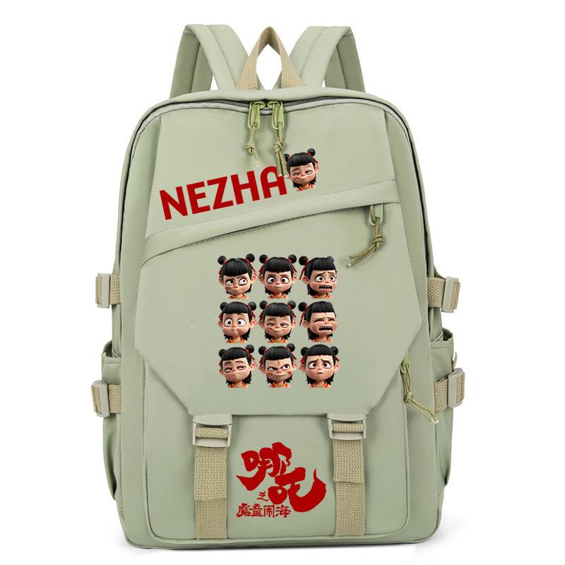 Nezha's Devil's Child Haohai School Bag Primary School Students Large Capacity Backpack Children's School Backpack Trend Fashion