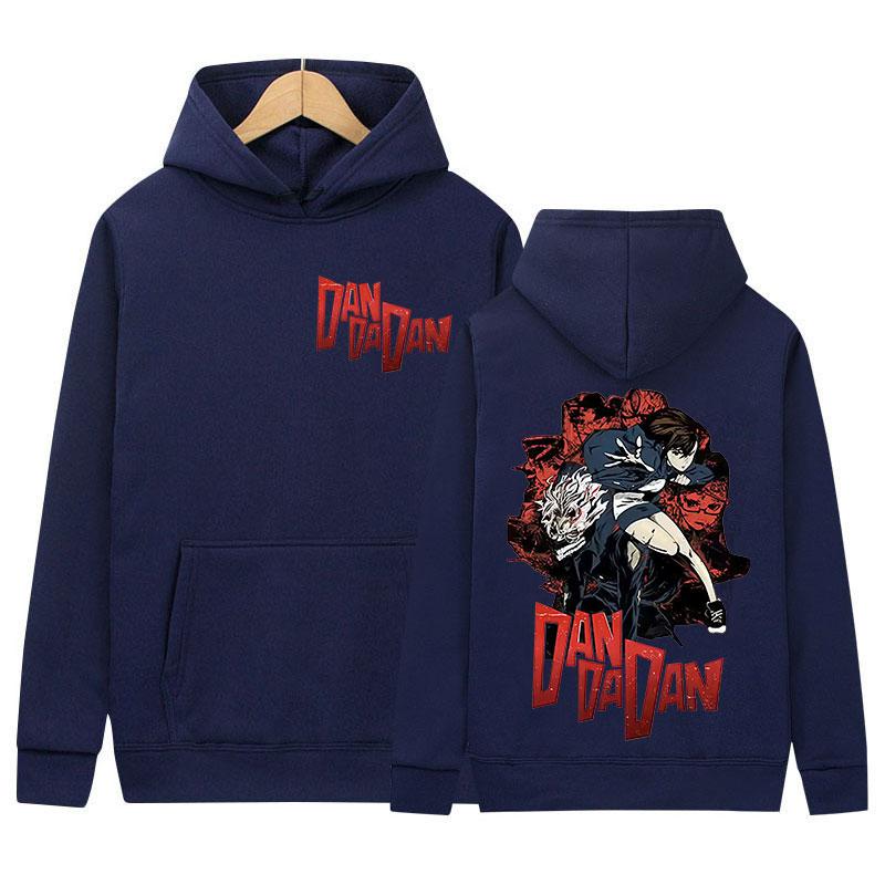 Japanese Anime Dandadan Okarun Dan Da Dan Graphic Hoody Unisex Harajuku Fashion Sweatshirt High Quality Fleece Hoodie Streetwear