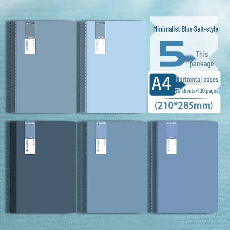 2024 Stylish A5 Homework Notebooks for Elementary to High School Students