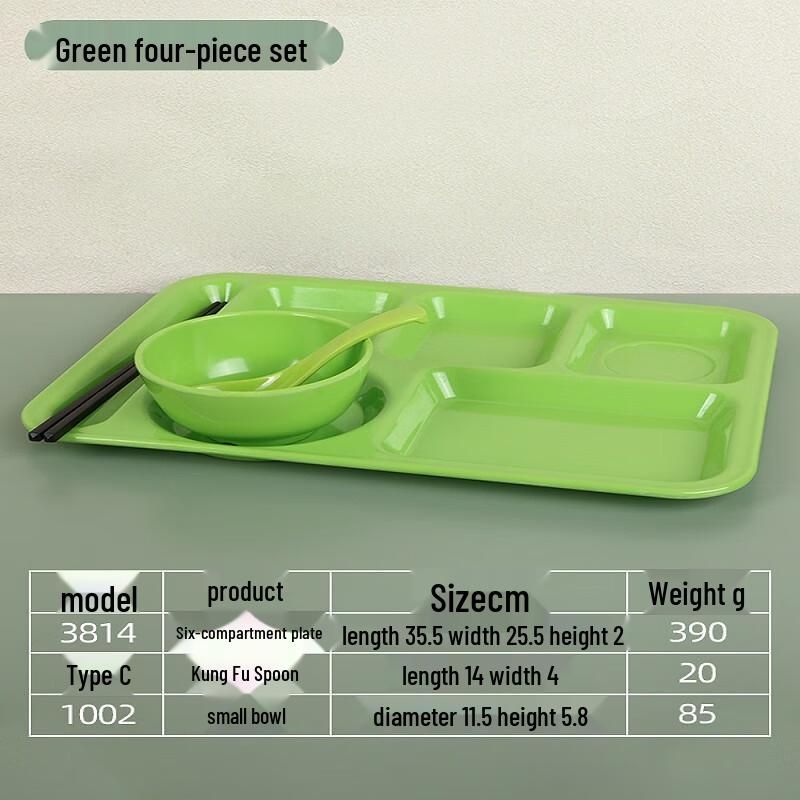

Melamine Rectangular Divided Food Tray
