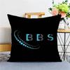 BBS Racing Car Pillow Cushion Cover Pillowcase Living Room Sofa Home Decor Customized