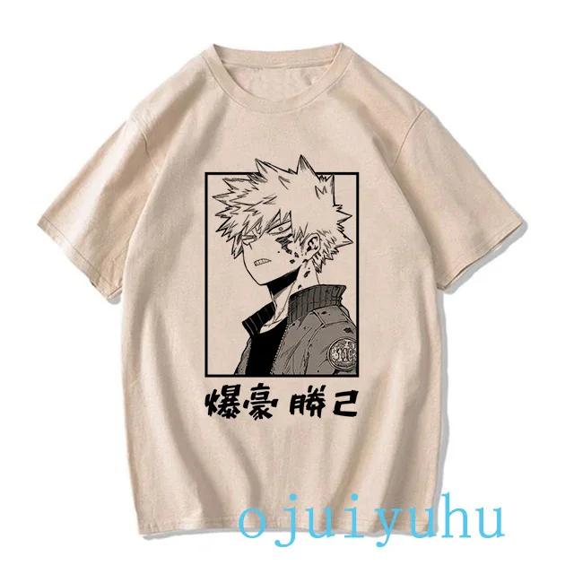 My Hero Academia Szie T Shirt UnisexWomen Todoroki Tshirt Boku No Hero Academia Graphic Tops Anime Bakugou Himiko Toga Tshirt