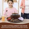 Electric Smores Maker Tabletop Indoor with 4 Detachable Trays and 4 Forks Flameless Electric Marshmallow Roaster for Movie Night
