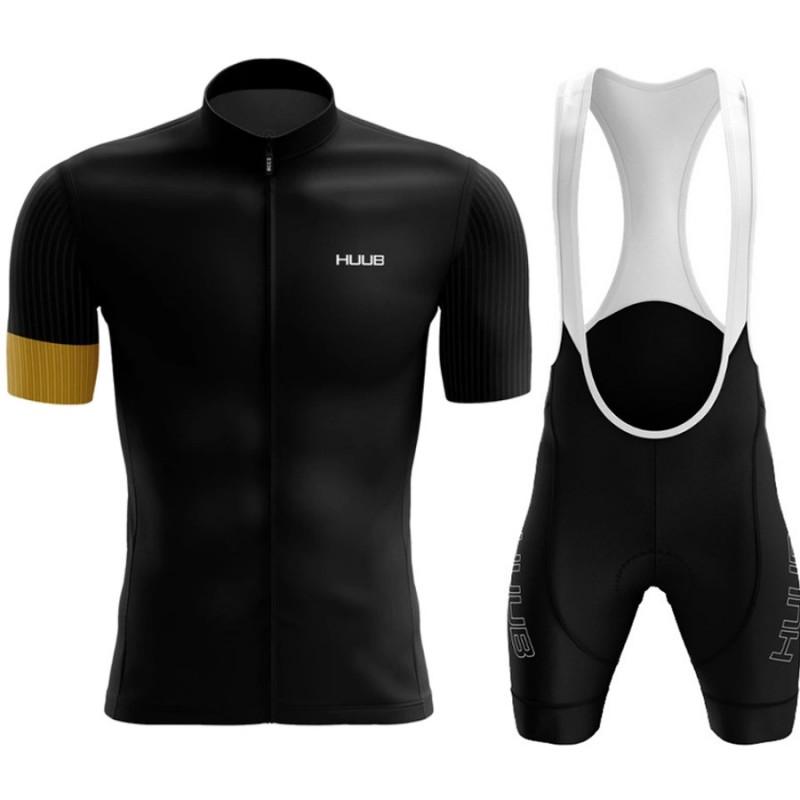 HUUB Mens Cycling Jersey Set Short Sleeve Quick Dry Breathable Mountain Road Bike Apparel