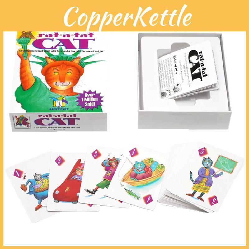 Version Rat English A Tat Cat Board Game Cards Family Gathering Play Toy Props