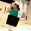 Women Minimalist Beige Large Tote Bag, Brown Shoulder Strap Zip Closure Handbag, Durable Easy Clean Shoulder Bag For College Work Daily Use