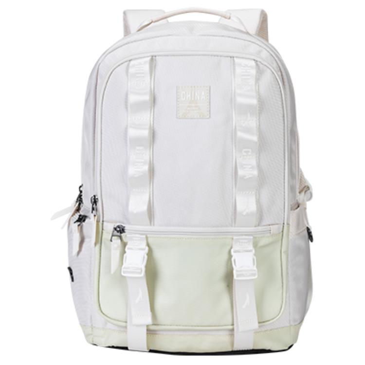New Anta Fabric Backpack Regular Unisex White 192437152-2