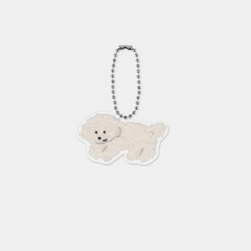fluffy ppokku rug acrylic keyring Single product