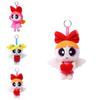 Adorable Flying Little Powerpuff Girls Plush Doll With Cute Raincoat Design 13cm