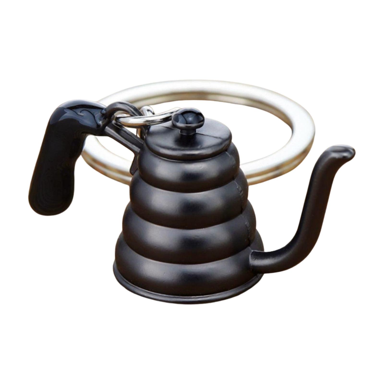 

Кофейная культура Символический брелок-портафильтр Аксессуар для эспрессо-машины Подвеска для сумки Металлическая текстура Подходит для подарка C