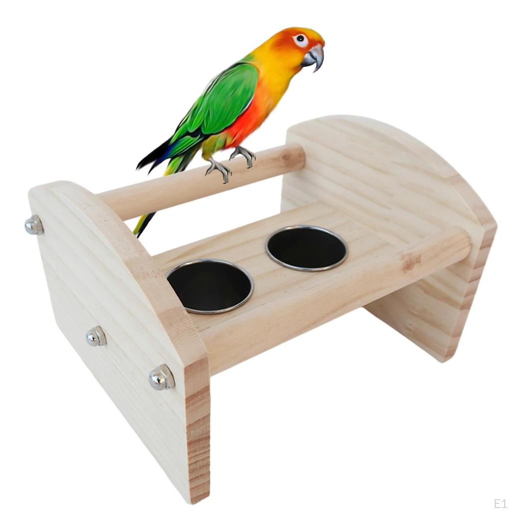 Bird Perch Stand Cage Supplies Training Standing Playground Playstand