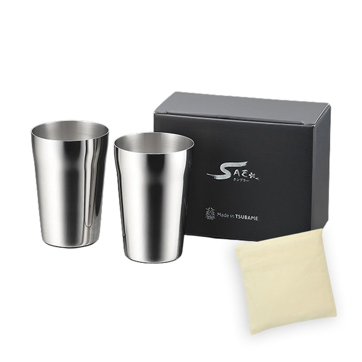 

Tumbler 320ml 2P Made in Japan includes Eco Bag Made in J-kitchens (Set Vietnam)