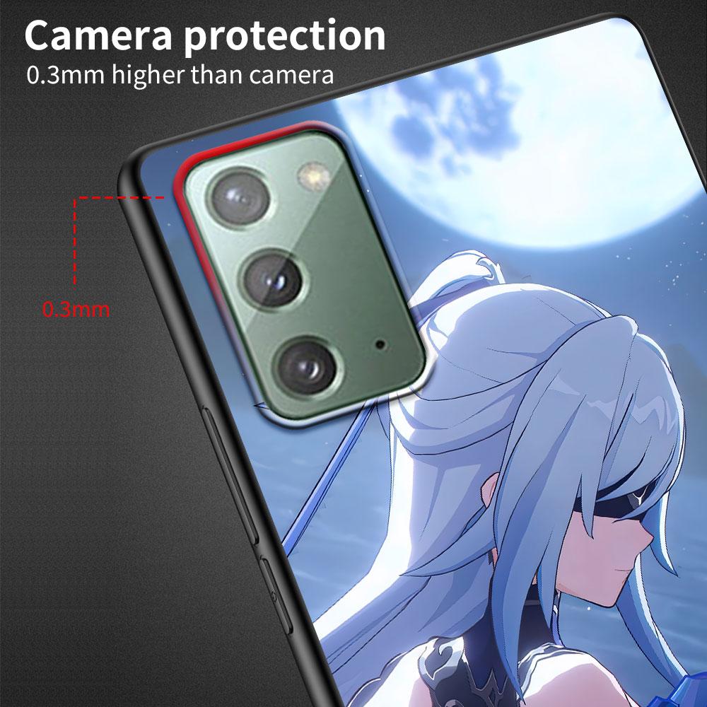 Husă Jing Liu Honkai Star Rail pentru Samsung Galaxy Note 10 Plus 20 Ultra 9 8 Husă de telefon TPU Negru Moale Funda Capa