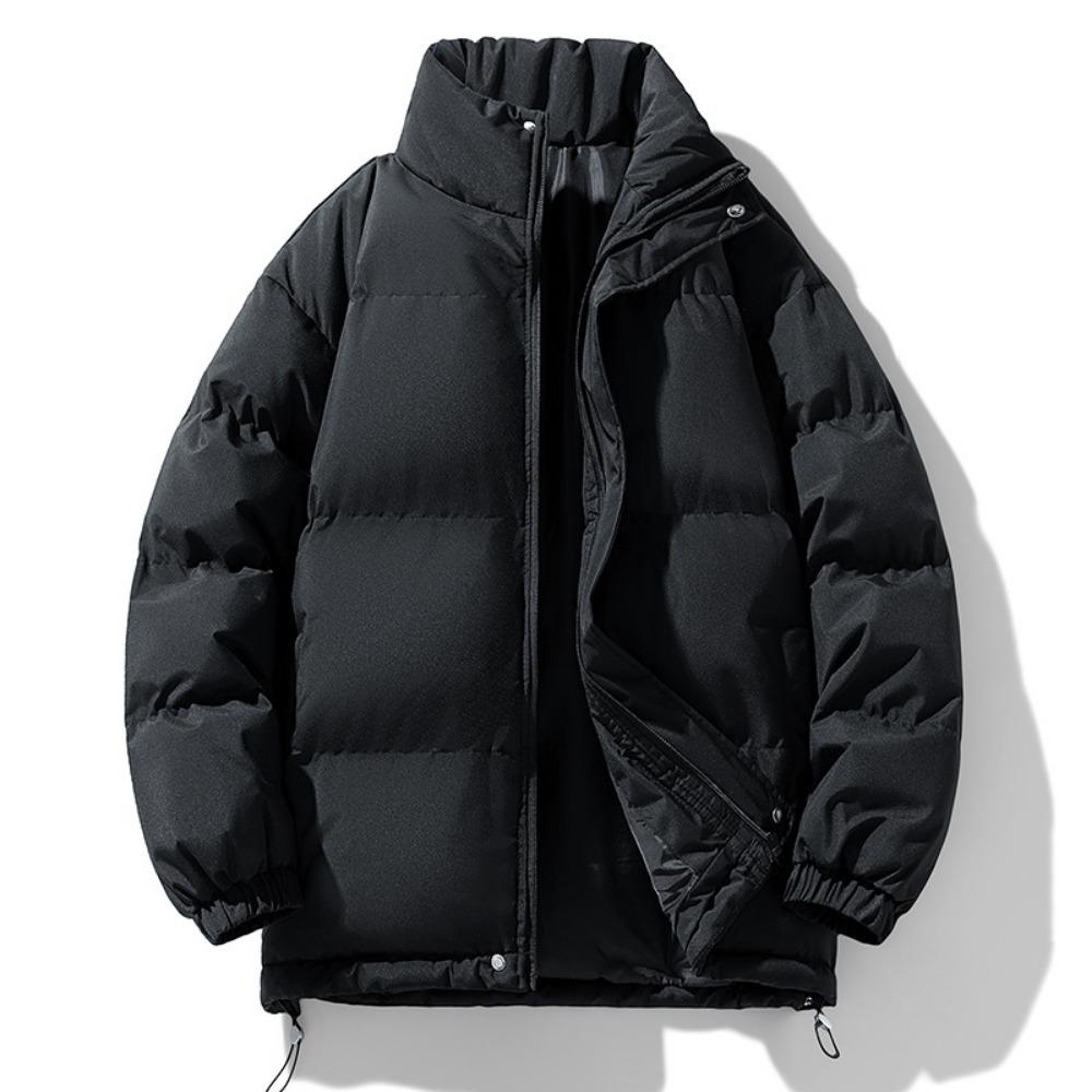 Winter New Stand-up Collar Couple Padded Jacket Thickened Warm Loose Casual Padded Jacket Men's Jacket