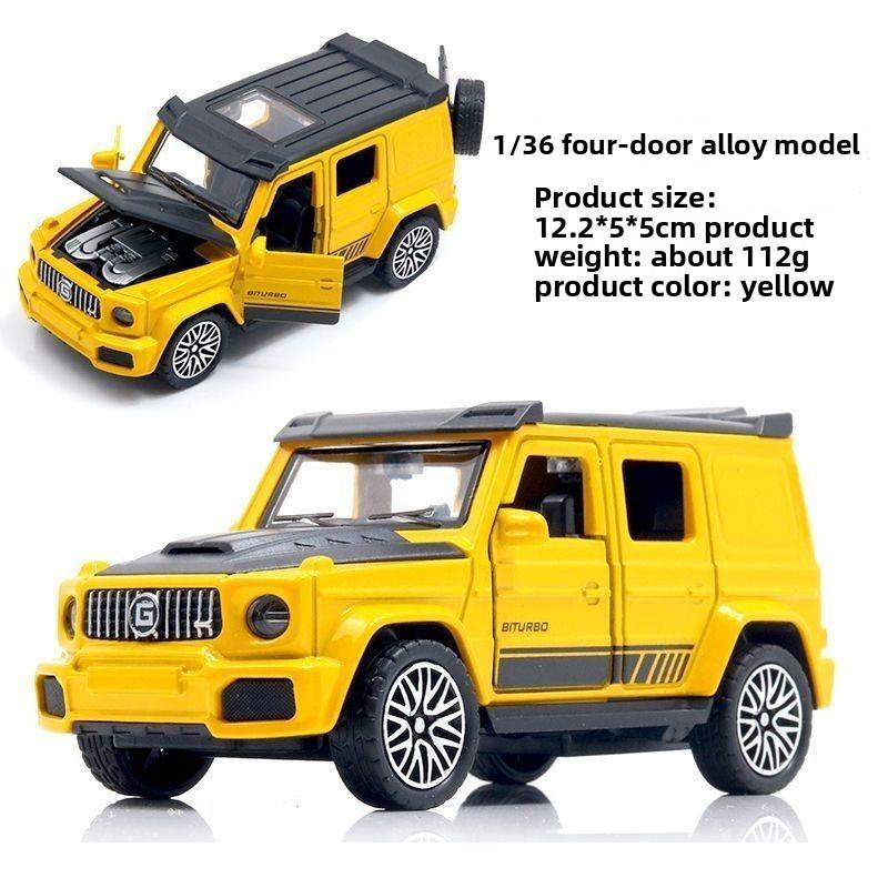 1:36 Simulation Alloy Off-road Vehicle Model Car Model Ornament Children's Toy Pull-back Car