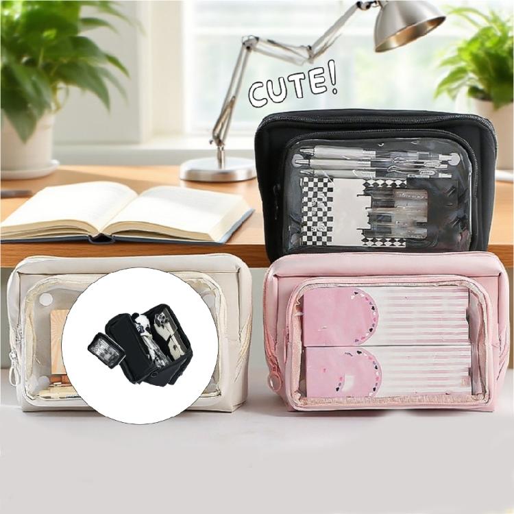 Simple Pencil Organizers Large Capacity Pencil Case Aesthetic Pen Bag School Accessories