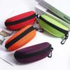 Case with Hook Eyewear Storage Box Shell Clam Pouch Eye Glasses Box Hard Case Sunglasses Bag