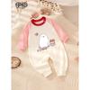 Baby Jumpsuit, Class a Pure Cotton Autumn Clothing, Newborn Clothes, Baby Pajamas, Raglan Cartoon Romper, Autumn and Winter Crawling Clothes