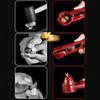 Heavy Duty Nut Cracker Aluminum Alloy Sheller for Walnuts Hazelnuts Pecans Non-Slip Ergonomic Handle Chestnut Cracker Tool