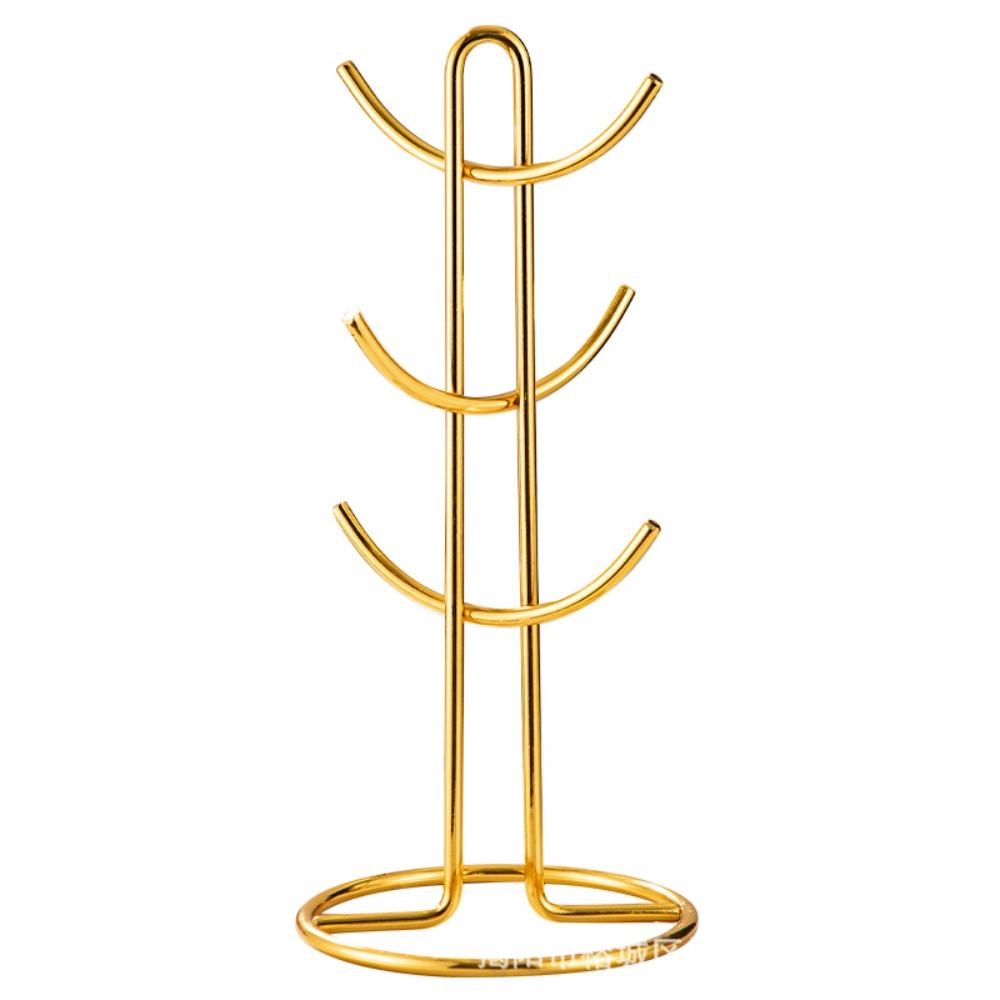 Stainless Steel Water Cup Rack Hanging Design Wine Cup Holder Organizer Kitchen Rack  Household Use