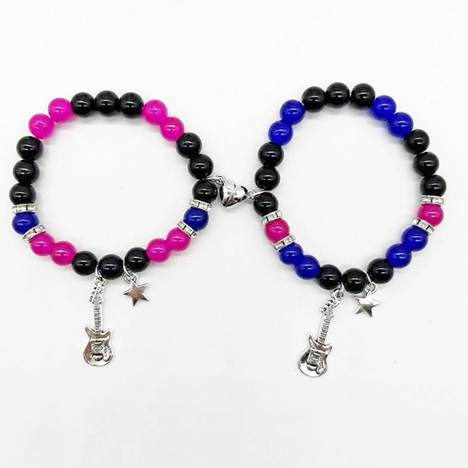 

2 шт. Хеллоуїн Браслет Павук Для Жінок Чоловіків Магнітне Серце Пара Індивідуальні Браслети Любителі Святкові Ювелірні Вироби Аксесуари Подарунки 13