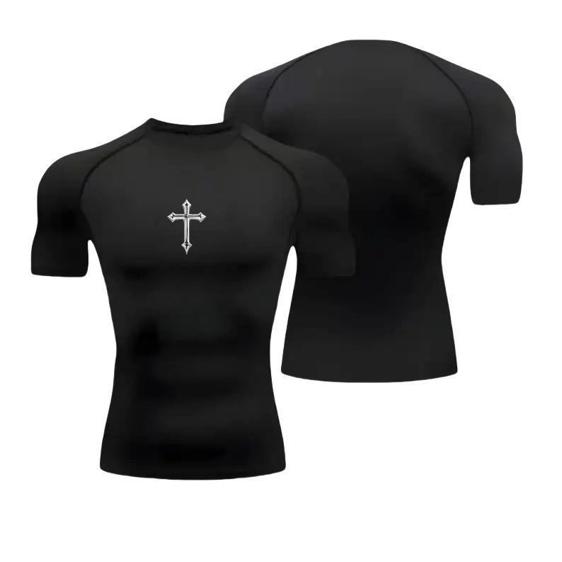 Men's Ultra-Light Quick-Dry Athletic T-Shirt - Breathable Stretchy Moisture-Wicking Short Sleeve for Fitness Gym Sports Workout