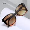 Luxury Black Oversized Sunglasses Women  Designer Sexy Big Frame Square Cat Eye Sun Glasses  New Female Gradient Shades