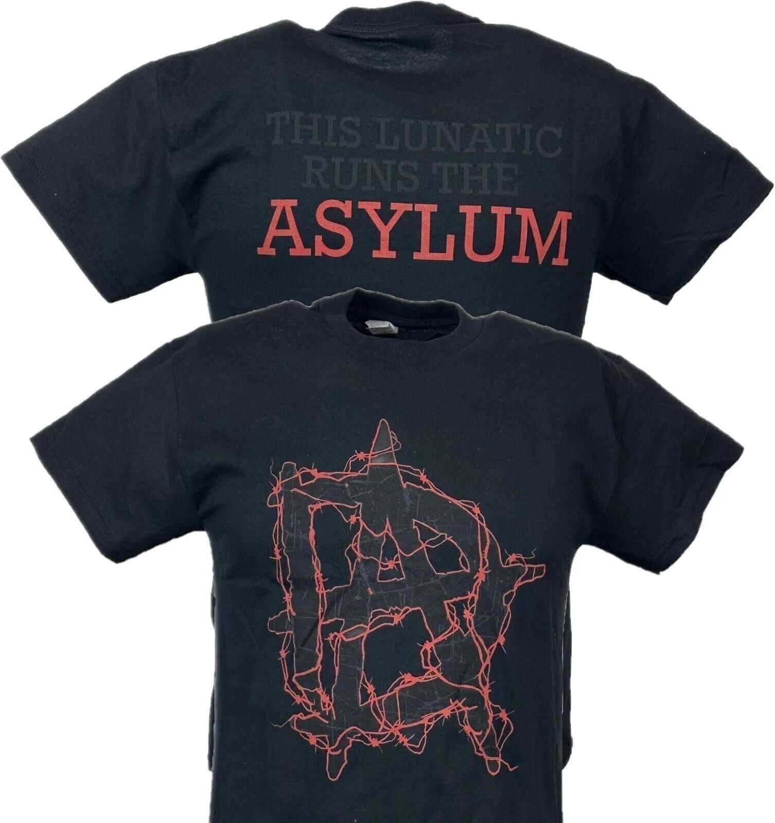 Dean Ambrose This Lunatic Runs The Asylum Black T-shirt XXL