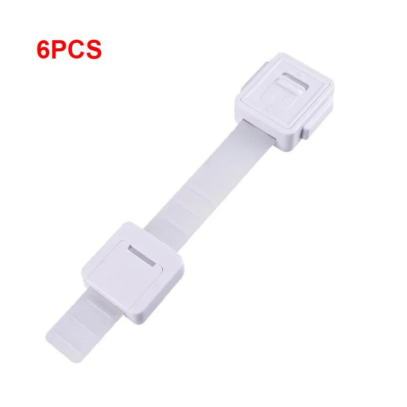 1-8PCS Child Safety Lock  Drawer Lock  Baby Proofing Products Proof Drawer Oven Door Locks Adjustable Length Easy To Install