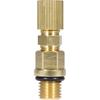 E-cowlboy 6.0L for Powerstroke Fuel Pressure Test Fitting Adapter for 2003-2010 Ford Diesel Engine(With Schrader Valve)
