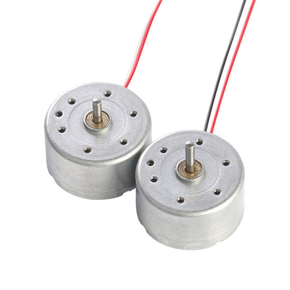 5Pcs DC 1.5V-6V RF-300 DC Motor 2Pin Hanging Neck Fan Motor New Brush Motor  for Hanging Neck Fan