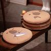 Capybara Cushion Seat Office Thick Cartoon Chair Pad Capybara Backrest Pillow