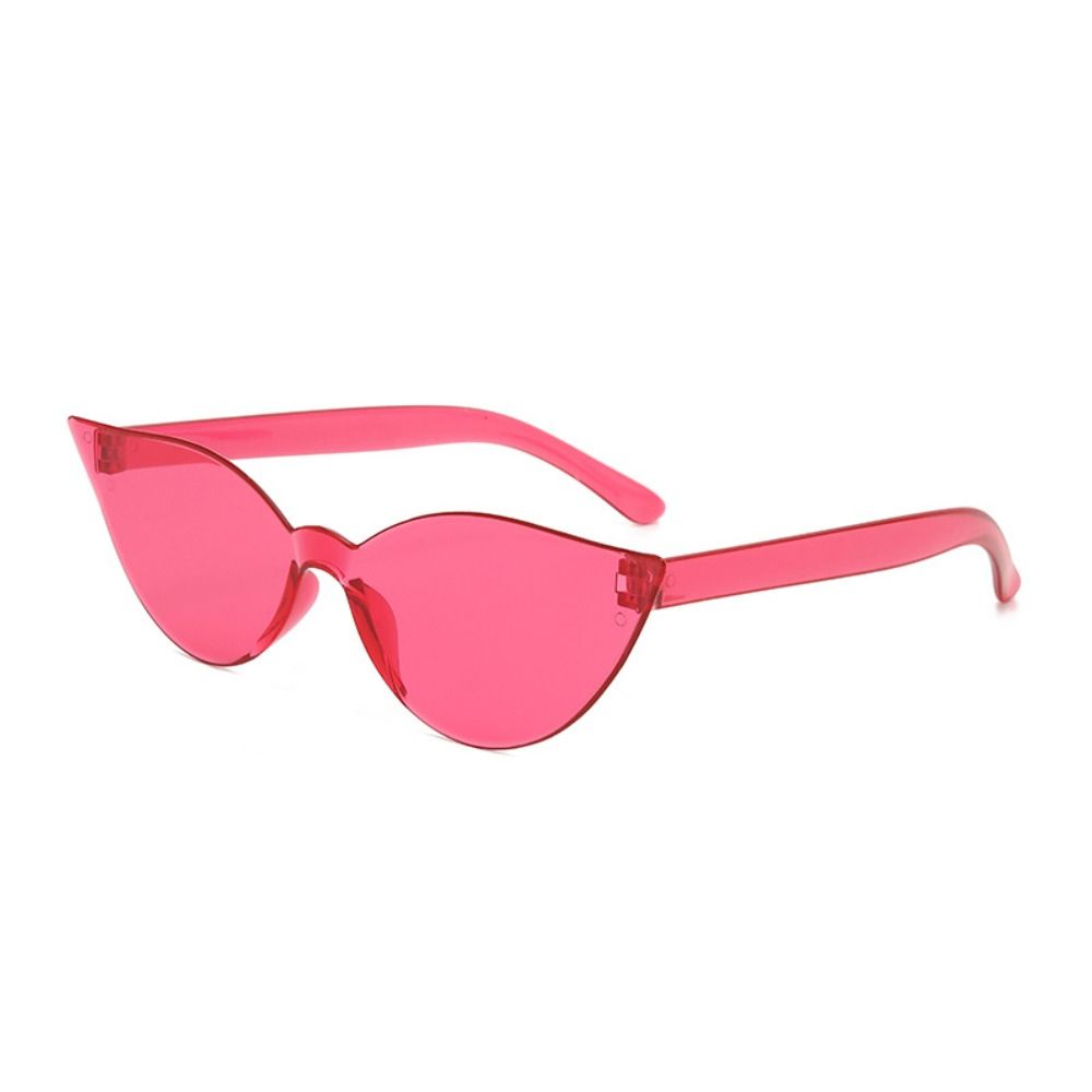 Candy Color Cat Eye Sunglasses Sun-Protective Street Photos Decoration Driving Glasses UV400 Travel Accessories