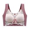Plus Size Lace Bra for Women Plus Up Bras Seamless Wireless Bralette Comfort Thin Cup Brassiere Sexy Ladies Lingrie