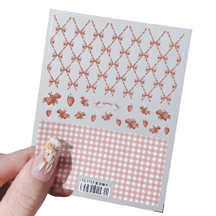 5D Nail Art Sticker Nail Rabbit Decals Beautiful Embossed Nail Stickers Supplies 1