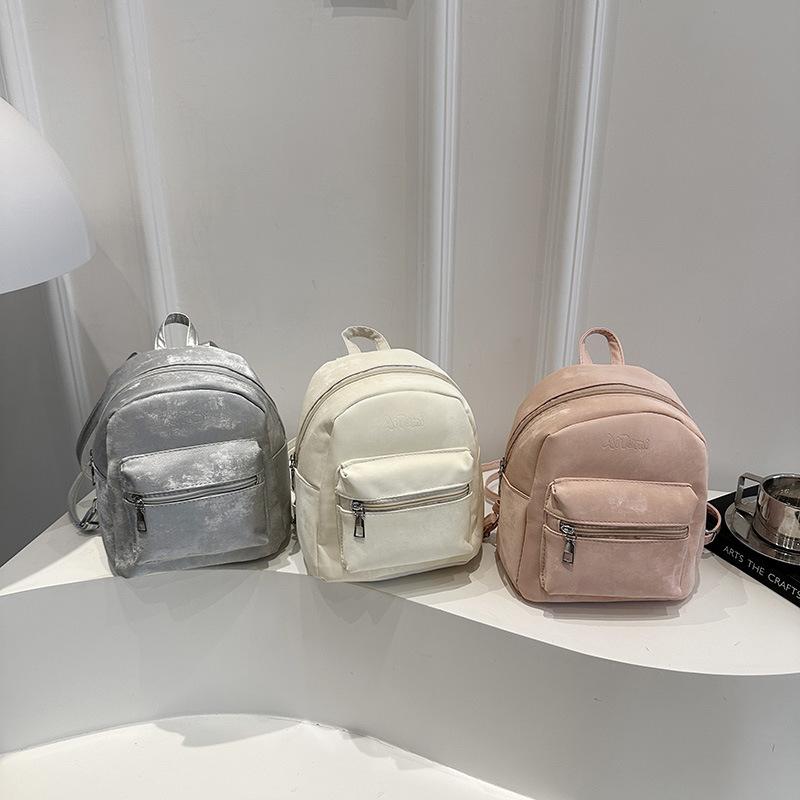Schoolbag1011 Spring New Fashion Casual Xiaoxiangfeng New Internet Celebrity Korean Version Student Schoolbag Mini Versatile Travel Backpack