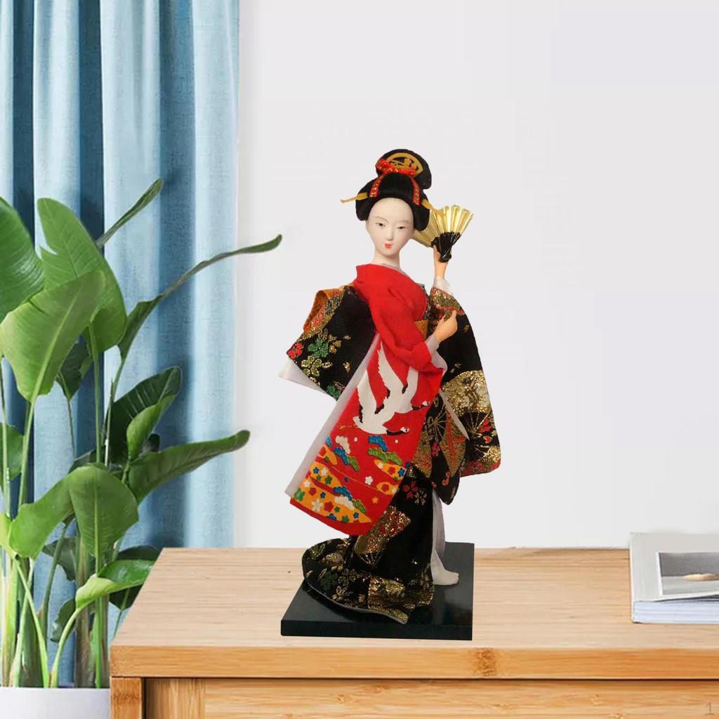 Asian Geisha Doll - Artistic Home Decor Piece