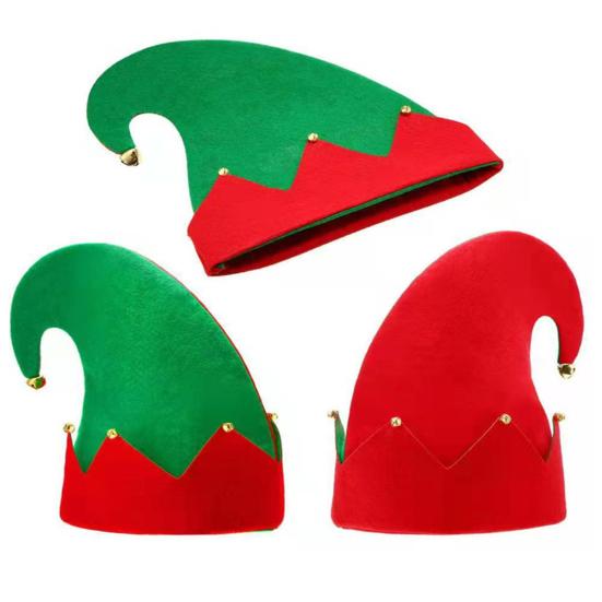 

1 комплект, сапоги эльфа для взрослых, комплект со шляпой, праздничный рождественский костюм, аксессуар, изысканный комплект из фетра эльфа для вечеринок